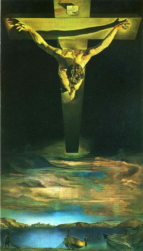 crucifixion painting by salvador dali